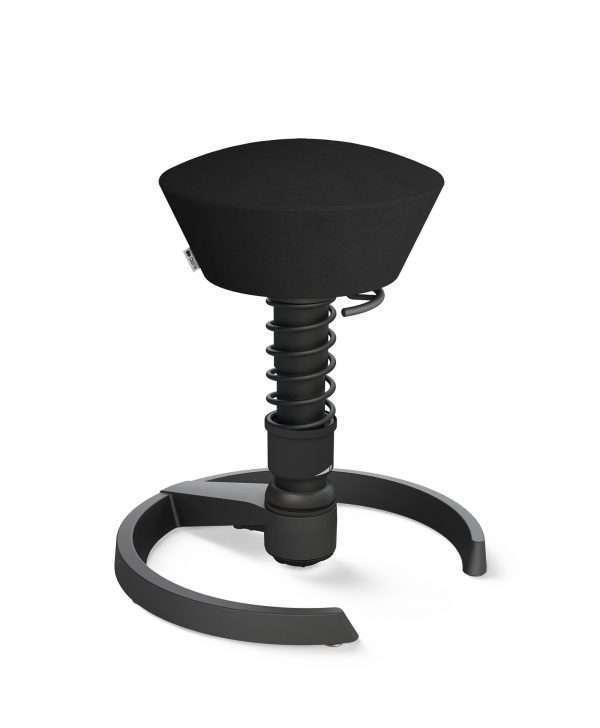 Swopper Aeris ergonomische kruk glijdoppen zwart, Huis en Inrichting, Barkrukken, Ophalen of Verzenden