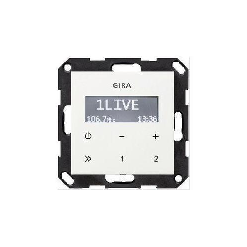 GIRA Systeem 55 inbouw radio Zuiver wit 228403, Doe-het-zelf en Verbouw, Elektra en Kabels, Nieuw, Ophalen of Verzenden