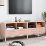 Tv-meubelen 2 st 68x39x50,5 cm koudgewalst staal roze, Huis en Inrichting, Kasten | Televisiemeubels, Verzenden, Nieuw