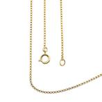 Gouden Venetiaanse schakel ketting | 71,5 cm (veersluiting), Ophalen of Verzenden, Gebruikt, Overige kleuren, Goud