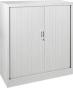 Roldeurkast – Dossierkast – Wit – Met slot - 105x120x45 cm, Huis en Inrichting, Kasten | Roldeurkasten en Archiefkasten, 100 tot 150 cm