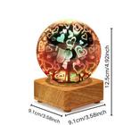 3D Vuurwerk Tafellamp – Romantische Sfeerlamp, Verzenden, Nieuw