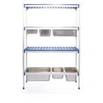 Hendi Aluminium opbergrek voor GN containers, Verzenden, Nieuw