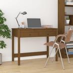 vidaXL Bureau met lades 100x50x78 cm massief grenenhout, Verzenden, Nieuw