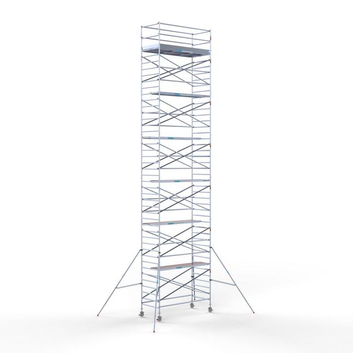 Rolsteiger Original 135x305 14,2m werkhoogte tegen de gevel, Doe-het-zelf en Verbouw, Steigers, Rolsteiger of Kamersteiger, Nieuw