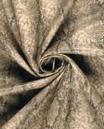 Imitatie Leer Slang Beige, Hobby en Vrije tijd, Stoffen en Lappen, Nieuw, Beige