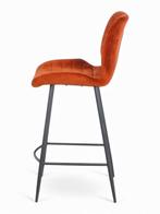 Robyn barkruk, velvet stof, rood, Huis en Inrichting, Ophalen of Verzenden, Nieuw