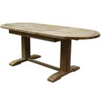 Ovaal uitschuifbare diningtafel 160-210x90xH77 cm teak, Tuin en Terras, Tuintafels, Ophalen of Verzenden, Nieuw, Teakhout