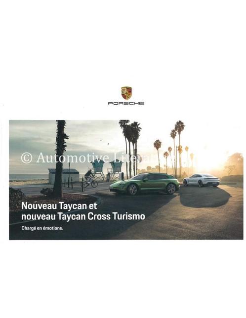 2021 PORSCHE TAYCAN | TAYCAN CROSS TURISMO BROCHURE FRANS, Boeken, Auto's | Folders en Tijdschriften, Porsche