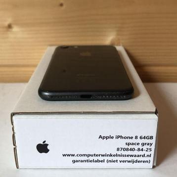 Magazijn opruiming iphone 8 black 64GB simlockvrij + beschikbaar voor biedingen