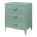 Ladekast Hämeenlinna commode met lades 72x60x40 cm groen mat, Verzenden, Nieuw