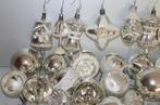 Kerstballen (40) - oude zilveren kerstballen - Glas, Diversen, Kerst, Nieuw