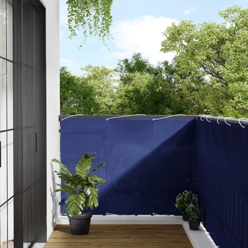 vidaXL Balkonscherm 120x700 cm 100% oxford polyester blauw, Tuin en Terras, Zonneschermen, Nieuw, Verzenden