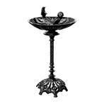 Staande vogelbad - aluminium - zwart - klassieke decoratie, Tuin en Terras, Vogelhuisjes en Vogelbaden, Ophalen of Verzenden, Nieuw