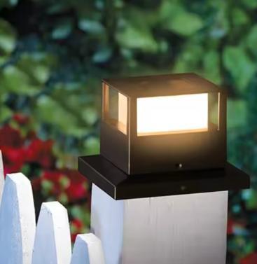 IP54 Waterdichte Buiten Paallamp Patio Poort Kolom, Tuin en Terras, Buitenverlichting, Nieuw, Verzenden