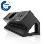 *WOONWINKEL* Lavis Power Desk Up® 2.0 Bureau Stekkerdoos Zwa, Huis en Inrichting, Bureaus, Verzenden, Nieuw