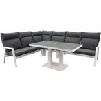 Pacific hoek dining loungeset 9 delig aluminium verstelbaar, Ophalen of Verzenden, Nieuw, Aluminium