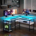 Hoekbureau - Bureau - Computertafel - 145x145 cm - L-vormig, Verzenden, Zo goed als nieuw