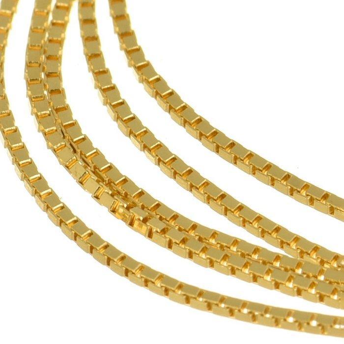 Halsketting - 18 karaat Geel goud, Sieraden, Tassen en Uiterlijk, Kettingen