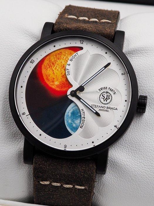 Stefano Braga - Zonder Minimumprijs - Brand New * Hyperion *, Sieraden, Tassen en Uiterlijk, Horloges | Heren