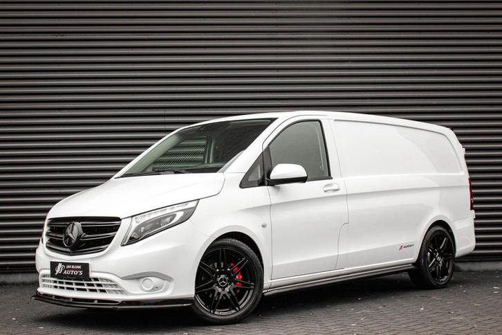 Zakelijke Lease |  Mercedes-Benz Vito 163PK LANG JB-EDITION, Auto's, Bestelauto's, Dealer onderhouden, Lease, Zwart, Automaat