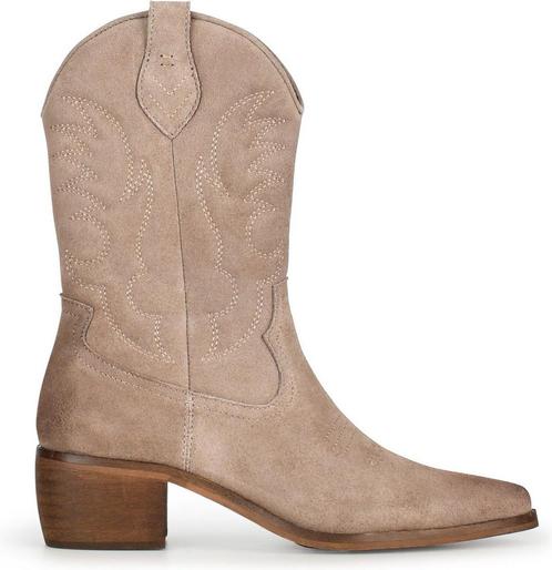 PS Poelman - Maat 39 - BABS Dames Western Laarzen - Beige, Kleding | Dames, Schoenen, Verzenden
