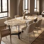 Patagonia Kwartsiet Eetkamertafel  Deens Ovaal 280x120, Huis en Inrichting, Tafels | Eettafels, Nieuw