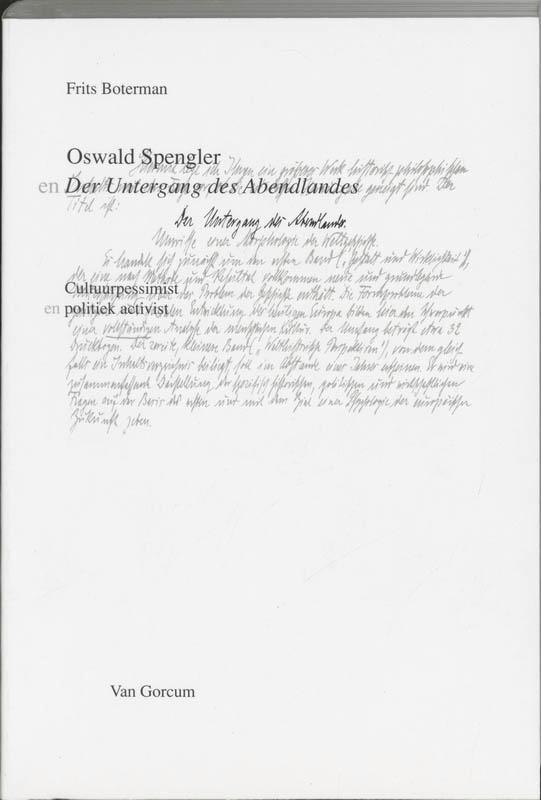 Oswald Spengler en Der Untergang des Abendlandes / Speculum, Boeken, Filosofie, Gelezen, Verzenden