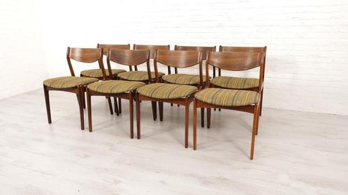 8 x eetkamerstoelen | PE Jørgensen | Palissander, Huis en Inrichting, Stoelen, Ophalen of Verzenden