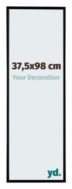 Fotolijst 37,5x98 cm - Zwart Mat - Kunststof - Evry, Verzenden, Nieuw
