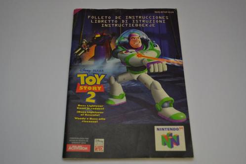 Toy Story 2 (N64 EUR MANUAL), Spelcomputers en Games, Spelcomputers | Overige Accessoires, Zo goed als nieuw, Verzenden