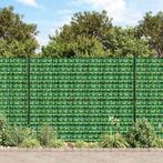 vidaXL Tuinschermen 4 st 35x0,19 m PVC groen, Verzenden, Nieuw, Kunststof, Minder dan 1 meter