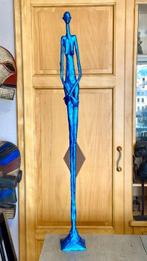 Abdoulaye Derme - sculptuur, La Femme Bleue - 103 cm - Koud, Antiek en Kunst