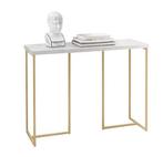 Gouden Consoletafel met Marmerlook – 100×36×75 cm, Verzenden