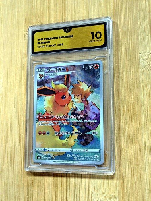 Pokémon - 1 Graded card - Flareon #188 Illustration AR Art, Hobby en Vrije tijd, Verzamelkaartspellen | Pokémon