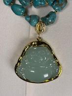 18 KGP geelgouden gesp - Halsketting, Antiek en Kunst