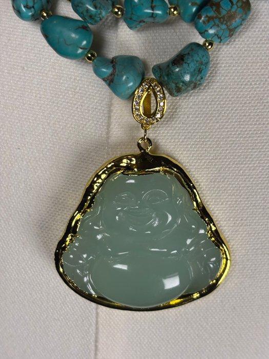 18 KGP geelgouden gesp - Halsketting, Antiek en Kunst, Curiosa en Brocante