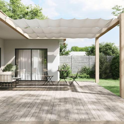 vidaXL Luifel verticaal 180x800 cm oxford stof wit, Tuin en Terras, Zonneschermen, Nieuw, Verzenden