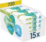 Pampers Harmonie Vochtige doekjes Harmonie Aqua (15x48 st..., Verzenden, Nieuw