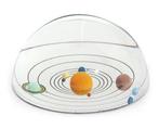 Presse-papier glazen planetarium, Verzenden, Nieuw