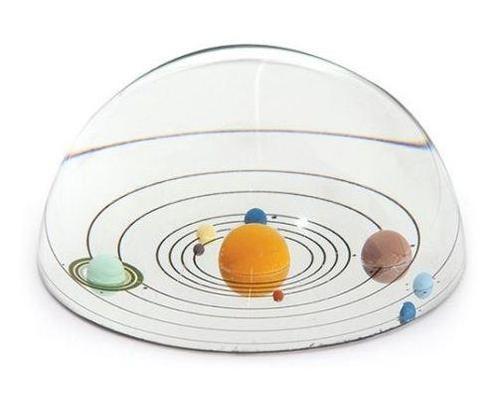 Presse-papier glazen planetarium, Hobby en Vrije tijd, Modelbouw | Overige, Nieuw, Verzenden