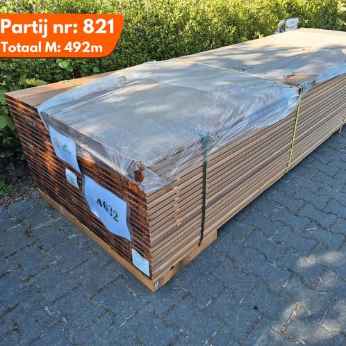 Vlonderplank Bangkirai 3350x145x21mm, Tuin en Terras, Overige Tuin en Terras, Ophalen of Verzenden
