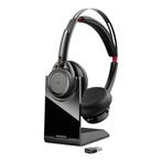 POLY Voyager Focus UC B825 Bluetooth Headset Kantoor/call..., Computers en Software, Headsets, On-ear, Ophalen of Verzenden, Draadloos