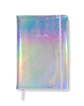 HEMA Schoolagenda 25-26 21.5x15.2cm padded iriserend beschikbaar voor biedingen