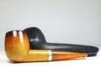 Most Beautiful Antique Pipe, Amber Stem, with Hard-Shell, Nieuw