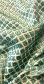 Prachtig fluweel jacquard met een klein geometrisch