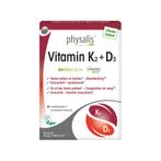 Physalis Vitamin K2 & D3 60 tabletten, Nieuw, Verzenden