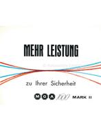 1961 MG MGA 1600 BROCHURE DUITS, Nieuw, Author