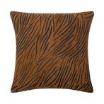 Kussen Geitensuède zebra bruin 45x45cm (Capra Aegagrus, Verzenden, Nieuw