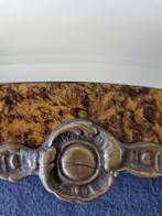 Spiegel - geslepen spiegel glas hout verguld gips